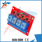 Arduino için 5V / 12V 4 Kanal Röle Modülü / Genişleme Kartı (Kırmızı Pano)