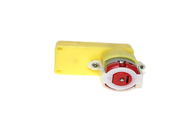 Sarı 90 º Akıllı Araba DIY Projeleri için Dişli Azaltma Motor 7 x 2.2 x 1.8 cm