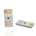 USB Taşınabilir Gece Işık Modülü 0.2 Piksel Pitch Mini Anahtarlık Kamp Için 3 LED