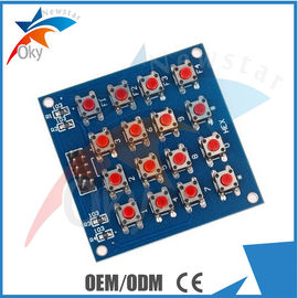 16 Klavye PCB 4 x 4 LED Arduino için Nokta Matrix Modülü, MCU / AVR / ARM Düğme Anahtarı Paneli Kurulu