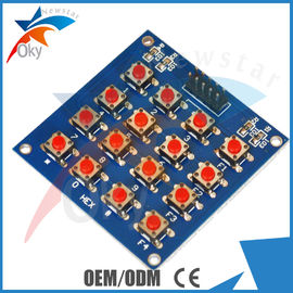 16 Klavye PCB 4 x 4 LED Arduino için Nokta Matrix Modülü, MCU / AVR / ARM Düğme Anahtarı Paneli Kurulu