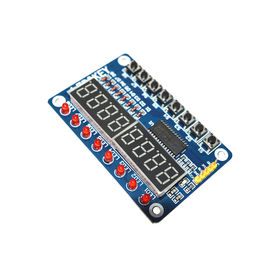 Fabrika Outlet DC 12 V 8-Bit Dijital LED Tüp Arduino Sensörü Modülü 8-Bit TM1638 Modülü Anahtar Ekran