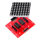 5 V 74HC595 8 * 8 Arduino Için SPI Arabirim modülü Ile Dot Matrix Sürücü Modülü