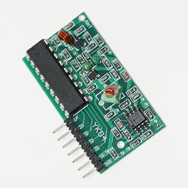 Altın Renk 4 Kanal 315 Mhz Arduino Sensörü Modülü RF Kablosuz Uzaktan Kumanda 58 * 38 * 13mm