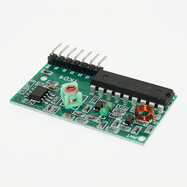 Altın Renk 4 Kanal 315 Mhz Arduino Sensörü Modülü RF Kablosuz Uzaktan Kumanda 58 * 38 * 13mm