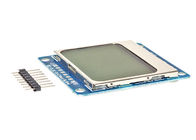 Beyaz ve Mavi Arka Işık Adaptörü ile 5110 LCD Ekran Modülü PCB 84X48 84 * 48