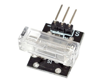 PCB Malzeme Dijital LED Vuruntu Sensörü Modülü DIY Projesi İçin Siyah Renk