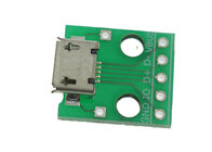 2.54mm Pin Arduino Sensörü Modülü Mikro USB Dip Kadın Soket B Tipi Lehimleme Adaptörü Kurulu Ile