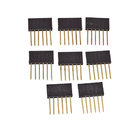 Arduino Shields Altın Kaplama için 2.54mm 6 8 10 Pin Header Konektörü