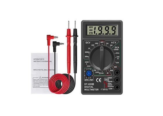 El Tipi DT830B AC/DC LCD Dijital Elektronik Bileşenler Multimetre