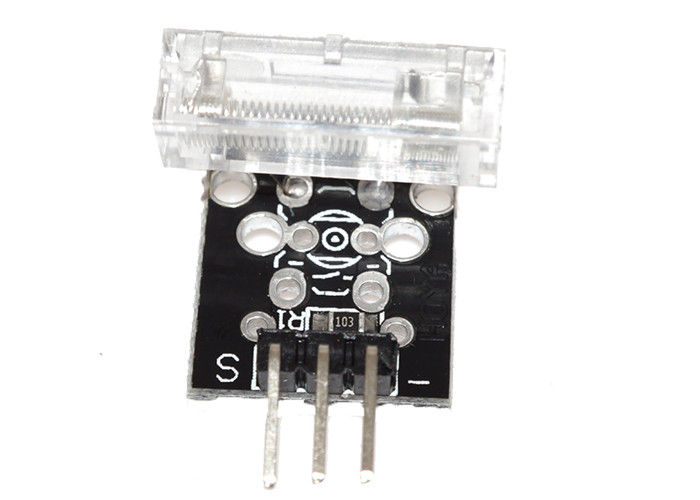PCB Malzeme Dijital LED Vuruntu Sensörü Modülü DIY Projesi İçin Siyah Renk
