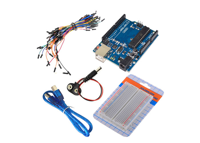 Elektronik Öğrenme Projesi için Pil Yapış Breadboard Arduino Uno R3 Başlangıç ​​Kiti