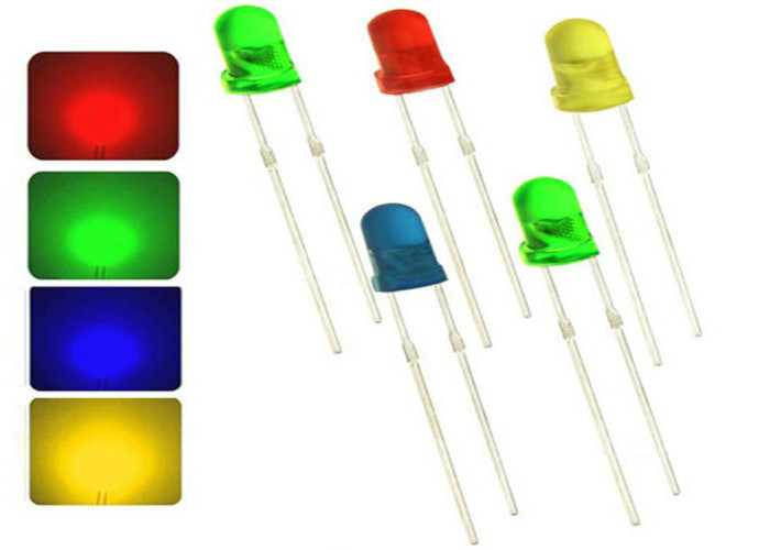 Çok - Renkli 5mm LED Diyot Elektronik Bileşenler Ortak Anot 1000 adet