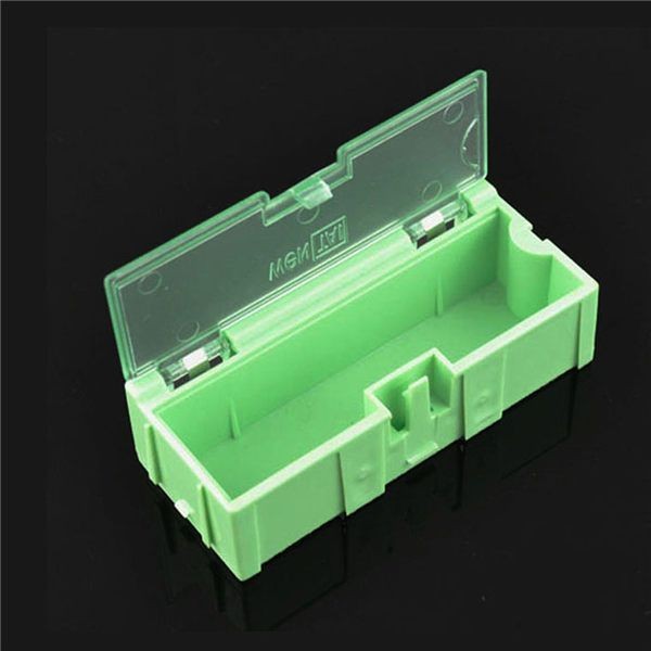 Dayanıklı Yeşil SMD Saklama Kutusu, Plastik Elektronik Bileşenler Kutusu